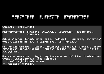 97th Last Party Invitation