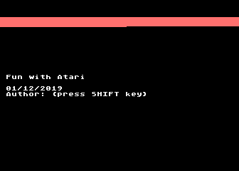 Fun with Atari