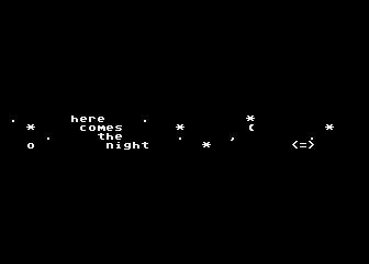 Here Comes the Night