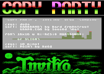 Invitation for Copy Party 1995