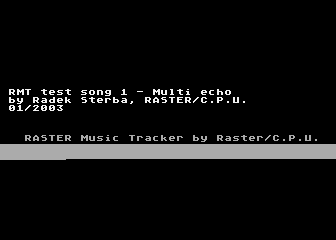 RMT Test Song 1 - Multi Echo