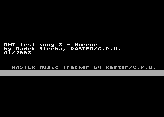 RMT Test Song 3 - Horror