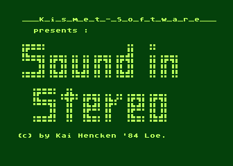 Sound in Stereo