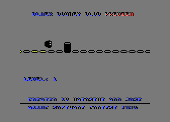 Black Bouncy Blob