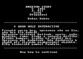 Emgeton Story 2020