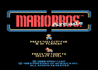 Mario Bros. XE Arcade