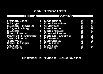 National Hockey League Coach 98